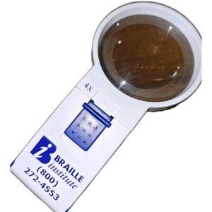 4X  LED Illuminated‎ Pocket Magnifier - 2.7 Inch Lens SV-40